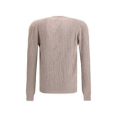 Brioni Brown Wool Cardigan